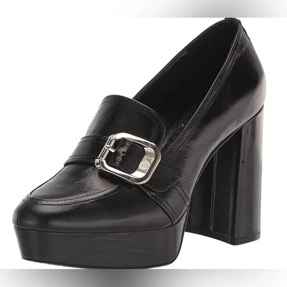 Vince Camuto Women's Grinilia Platform Loafer Clog, Black Size 8M